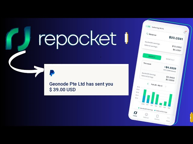 Repocket Best Online Earning App